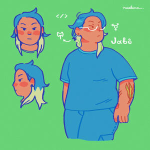 Design de personagem da Jabô